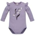 Body fiolet dł. ręk. My Garden