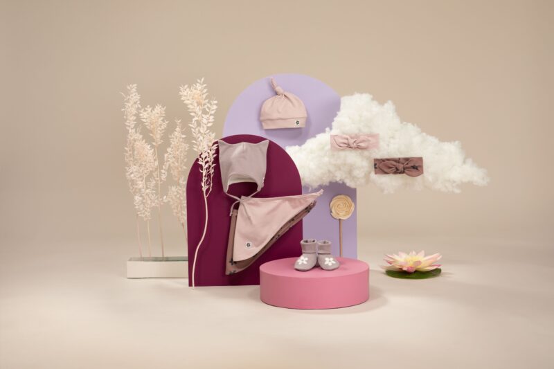 Chustka Hapiness róż